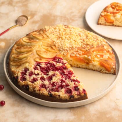Kuchen mit Sauerteig