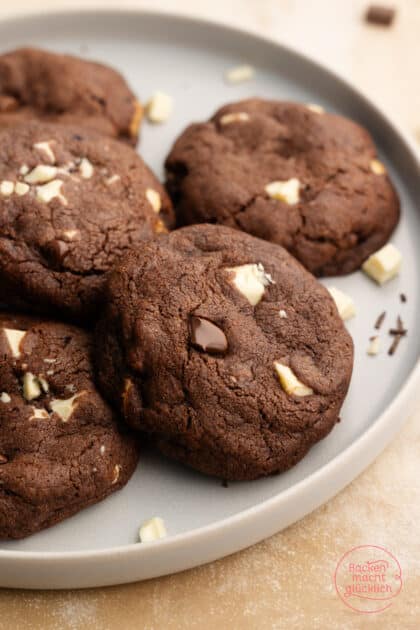 zähe Triple Chocolate Cookies wie von McDonalds
