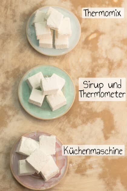 Marshmallow-Zubereitung im Vergleich aus 3 Methoden