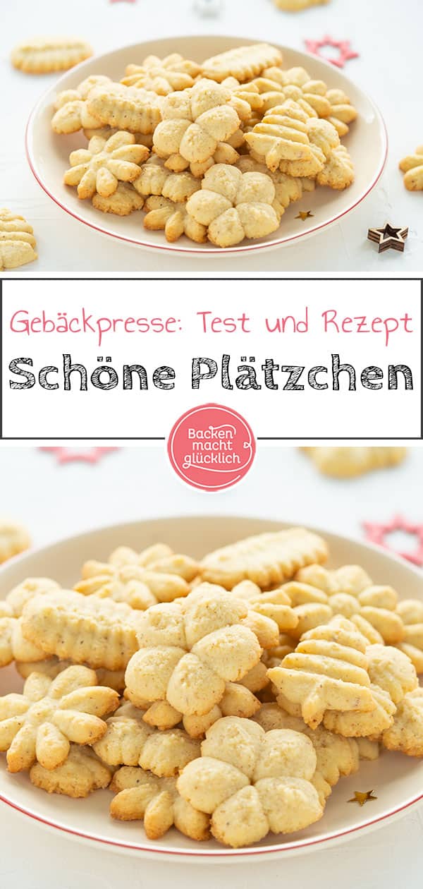 Schöne Kekse auf Knopfdruck? Mit der Plätzchenpresse klappt´s! Ausführlicher Gebäckspritzen-Test inklusive Tipps und erprobtem Rezept für wunderschöne Plätzchen aus der Gebäckpresse, das garantiert gelingt