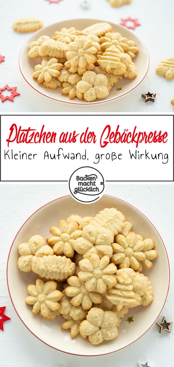 Schöne Kekse auf Knopfdruck? Mit der Plätzchenpresse klappt´s! Ausführlicher Gebäckspritzen-Test inklusive Tipps und erprobtem Rezept für wunderschöne Plätzchen aus der Gebäckpresse, das garantiert gelingt