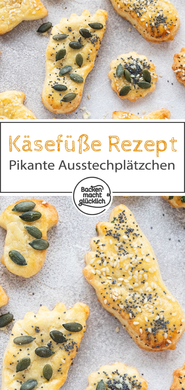 Einfache Käse-Cracker, die immer gut ankommen! Das herzhafte Käsegebäck ist perfekt für Partys & Buffets.