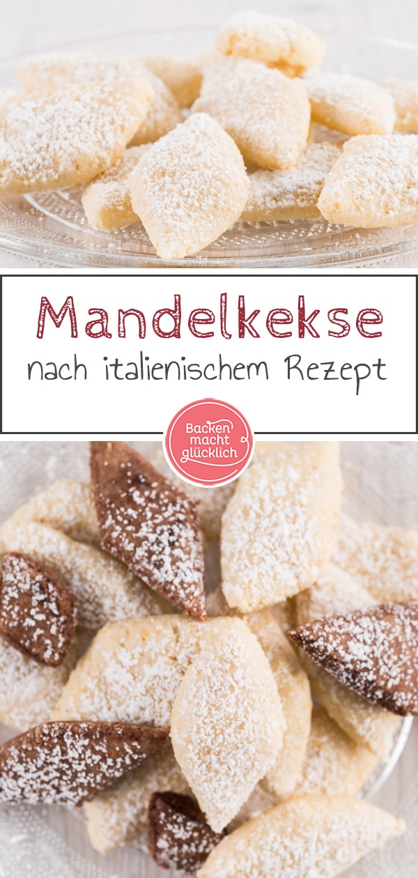 Ricciarelli di Siena sind feinste Mandelkekse mit weichem Kern. Ein tolles Original Ricciarelli-Rezept für das wunderbare Festtagsgebäck aus Italien!