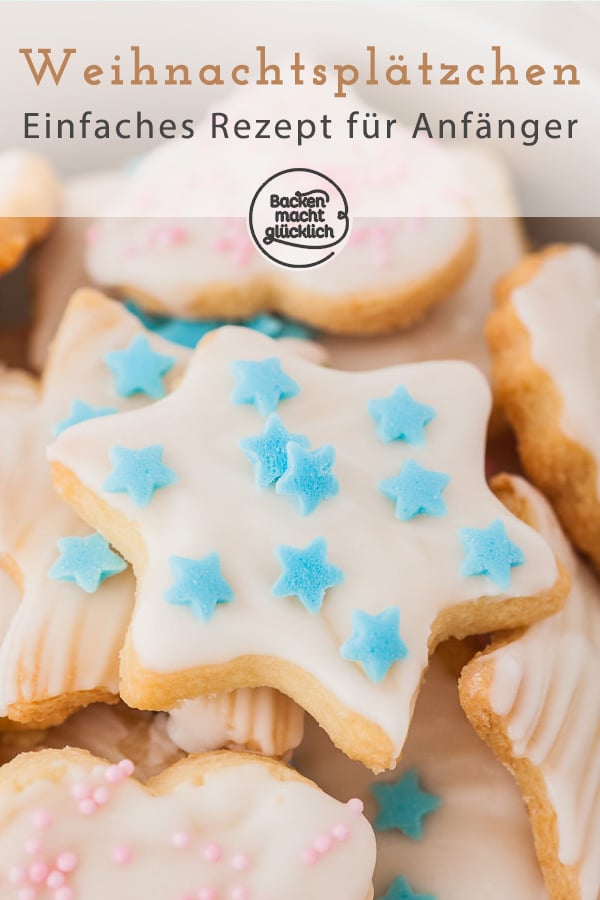 Einfache Weihnachtsplätzchen zum Ausstechen werden total unterschätzt. Einem Plätzchenteller ohne “Ausstecherle” fehlt einfach etwas… Mit diesem einfachen Rezept gelingen euch garantiert schöne einfache und leckere Weihnachtskekse. Außerdem sind die einfachen Weihnachtsplätzchen ideal zum Backen mit Kindern.