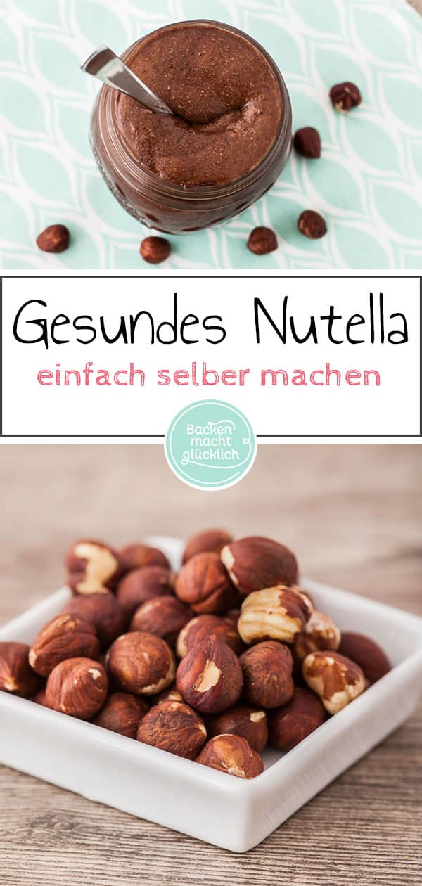 Gesundes Nutella selbermachen: Mit diesem einfach Rezept für Nuss-Nougat-Creme funktioniert´s! Egal, ob als Low Carb Nutella, veganes Nutella, zuckerfrei oder ohne Nüsse