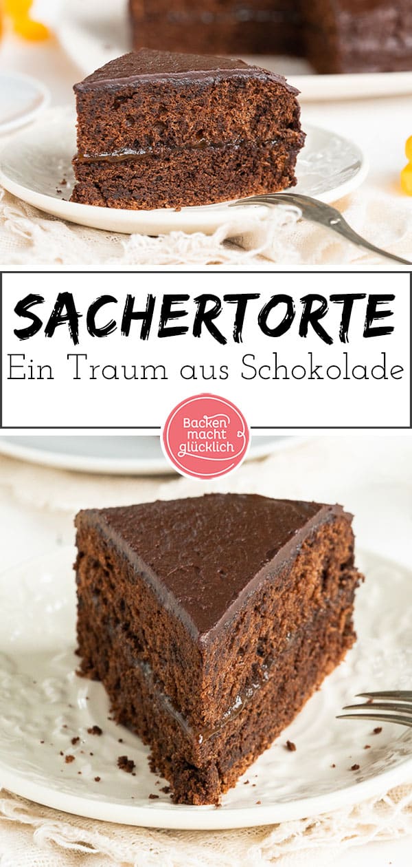 Wiener Sachertorte ist eine verführerische Kombination aus flaumigem Teig, fruchtiger Kuvertüre und schokoladigem Guss. Hier steht, wie man die klassische Sachertorte selbermachen kann!