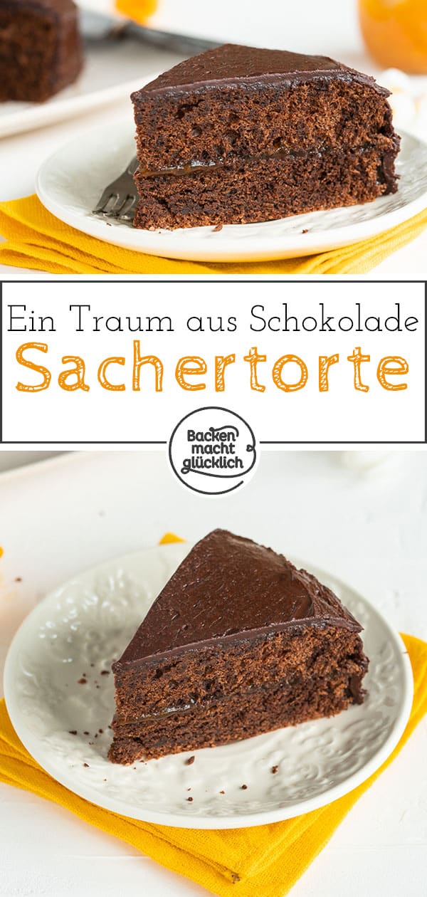 Wiener Sachertorte ist eine verführerische Kombination aus flaumigem Teig, fruchtiger Kuvertüre und schokoladigem Guss. Hier steht, wie man die klassische Sachertorte selbermachen kann!