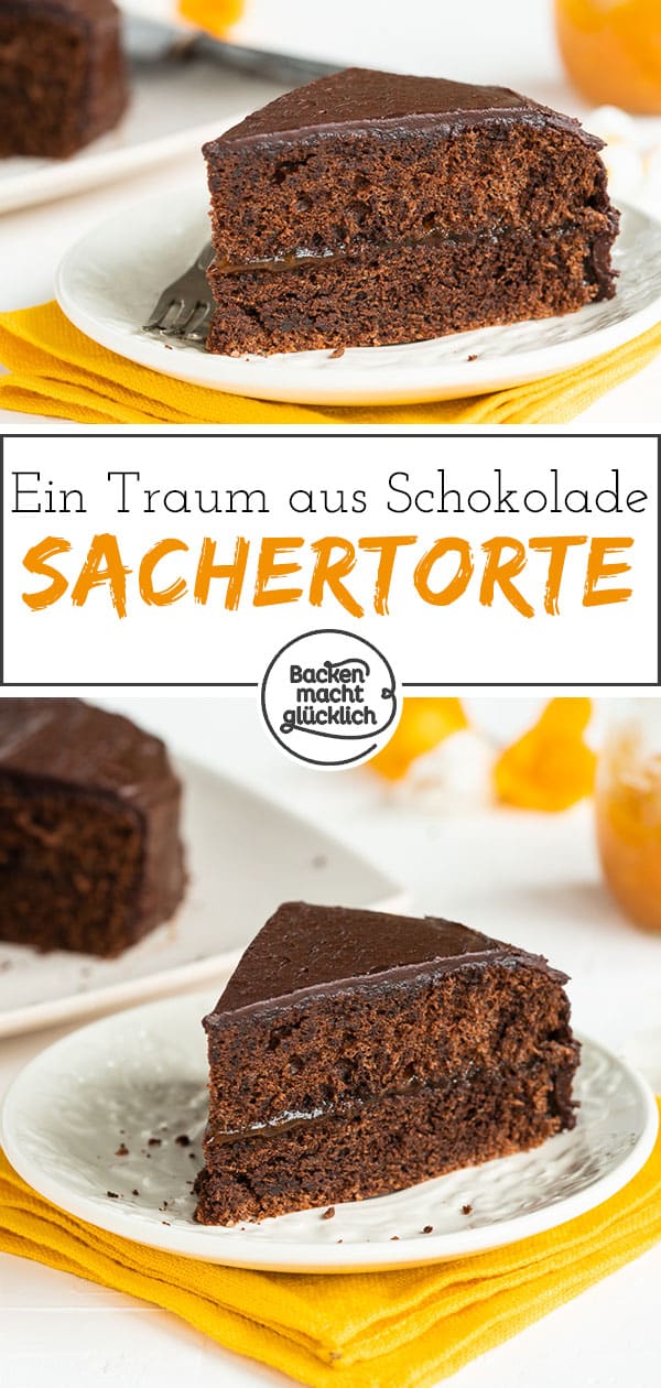 Wiener Sachertorte ist eine verführerische Kombination aus flaumigem Teig, fruchtiger Kuvertüre und schokoladigem Guss. Hier steht, wie man die klassische Sachertorte selbermachen kann!