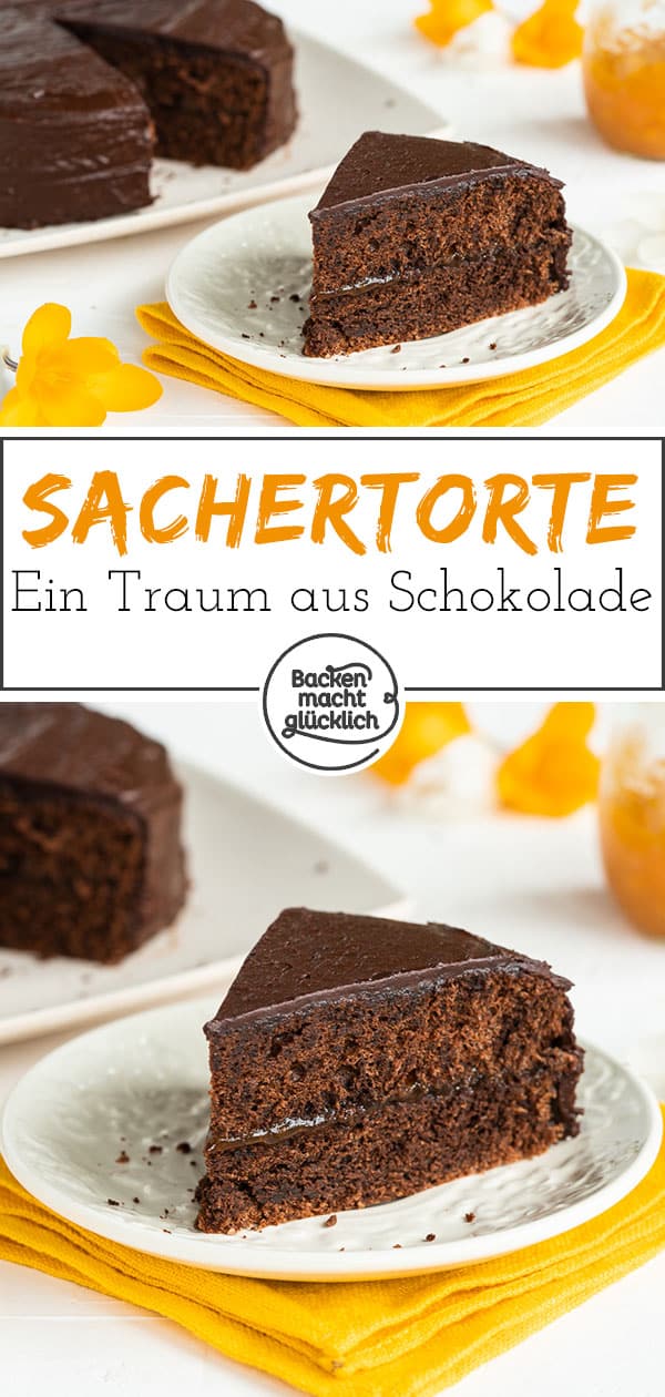 Wiener Sachertorte ist eine verführerische Kombination aus flaumigem Teig, fruchtiger Kuvertüre und schokoladigem Guss. Hier steht, wie man die klassische Sachertorte selbermachen kann!