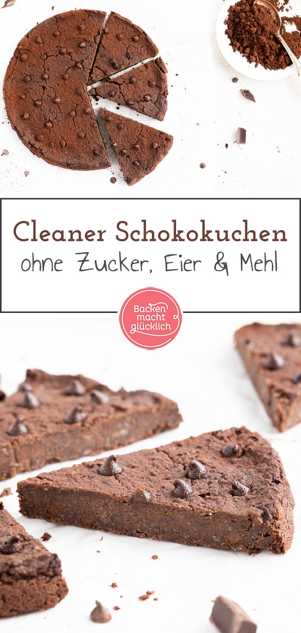 Genialer Clean-Eating-Kuchen: Dieser gesunde Schokokuchen ohne Mehl, Butter, Ei, Milch und Industriezucker schmeckt auch Veganern & Allergikern!