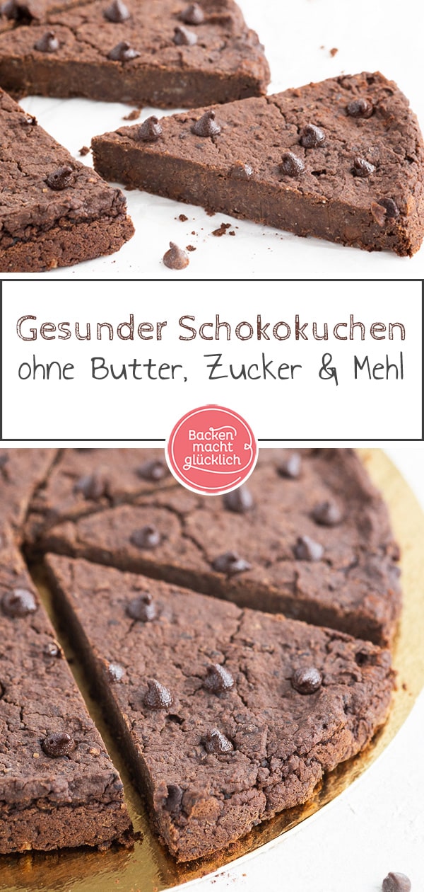 Genialer Clean-Eating-Kuchen: Dieser gesunde Schokokuchen ohne Mehl, Butter, Ei, Milch und Industriezucker schmeckt auch Veganern & Allergikern!