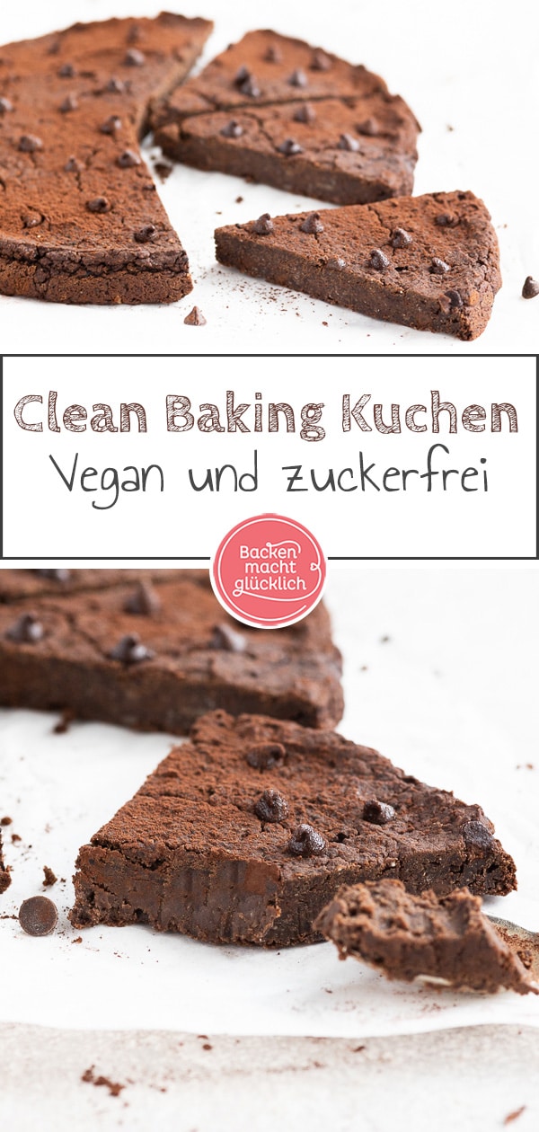 Genialer Clean-Eating-Kuchen: Dieser gesunde Schokokuchen ohne Mehl, Butter, Ei, Milch und Industriezucker schmeckt auch Veganern & Allergikern!