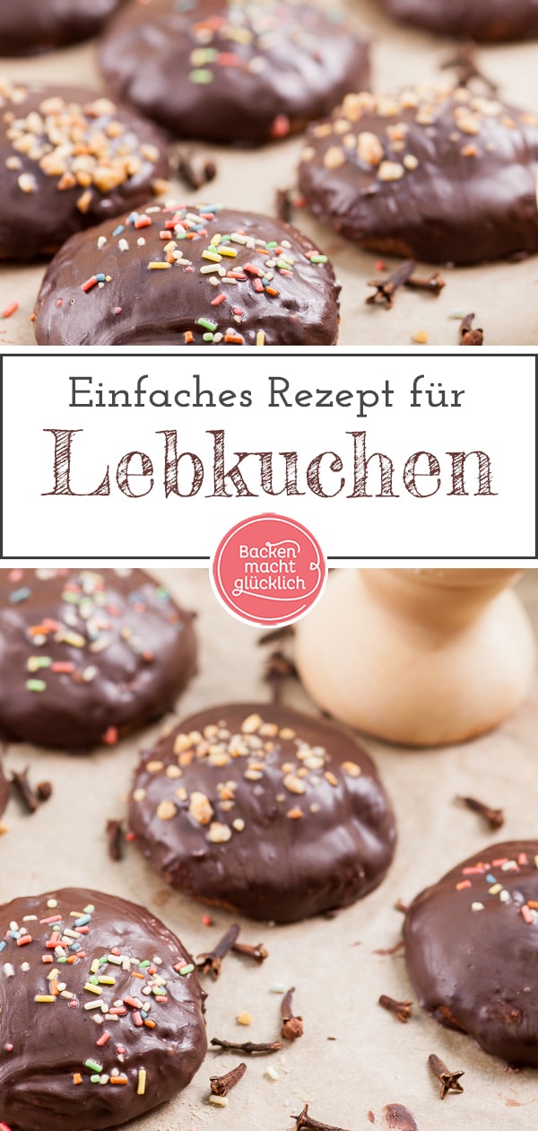 Mit diesem einfachen Lebkuchenrezept backt ihr im Nu aromatische und weiche Lebkuchen, die nicht durchziehen müssen. So schmeckt die Weihnachtszeit garantiert!