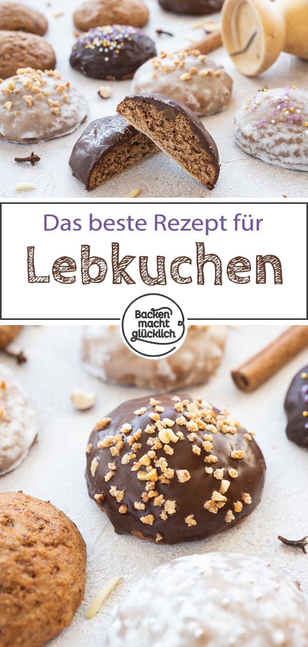 Mit diesem einfachen Lebkuchenrezept backt ihr im Nu aromatische und weiche Lebkuchen, die nicht durchziehen müssen. So schmeckt die Weihnachtszeit garantiert!