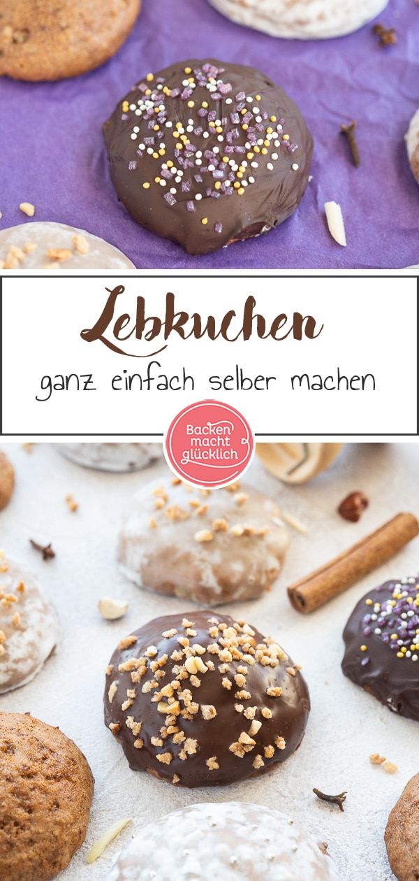 Mit diesem einfachen Lebkuchenrezept backt ihr im Nu aromatische und weiche Lebkuchen, die nicht durchziehen müssen. So schmeckt die Weihnachtszeit garantiert!