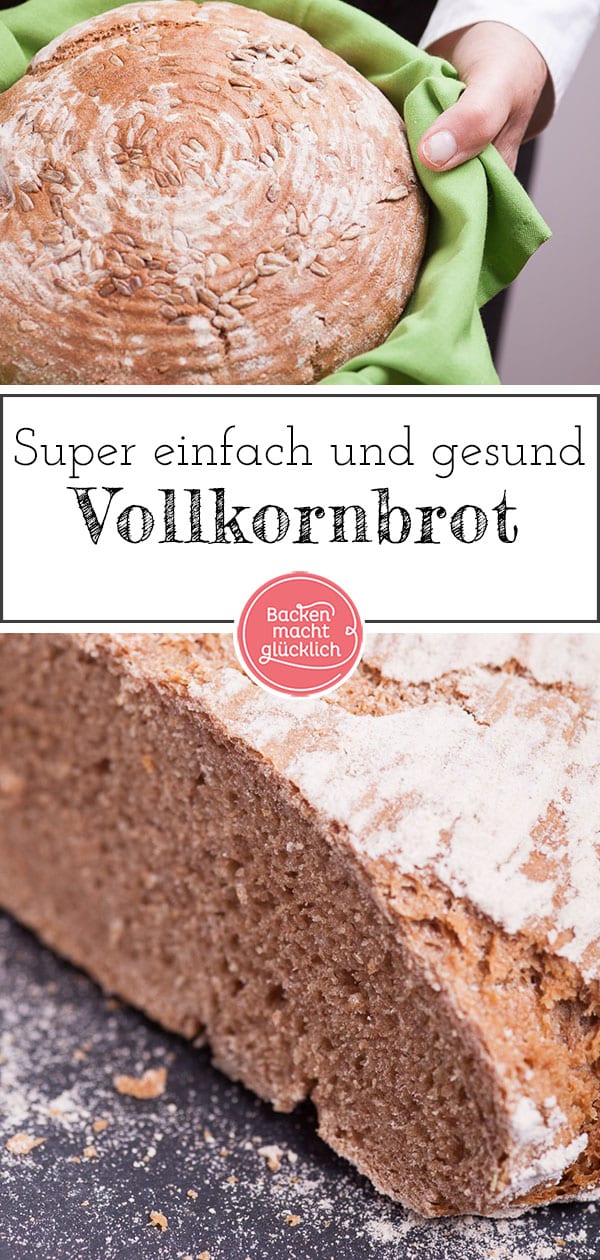 Einfaches Rezept für ein gesundes Bauernbrot. Das Vollkornbrot ist kinderleicht zu machen. Bei uns ist dieses Bauernbrot mit Dinkel mittlerweile absoluter Standard.