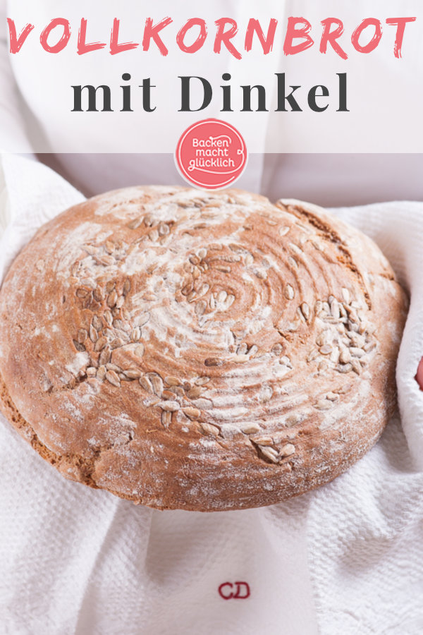 Einfaches Rezept für ein gesundes Bauernbrot. Das Vollkornbrot ist kinderleicht zu machen. Bei uns ist dieses Bauernbrot mit Dinkel mittlerweile absoluter Standard.