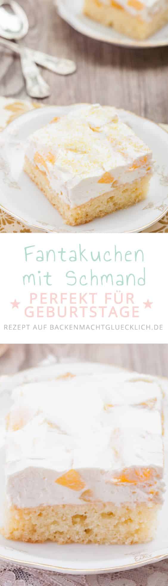 Fantakuchen mit Schmand und Pfirsichen ist der Hit auf jeder Feier! Ein einfaches tolles Rezept fürs Blech.