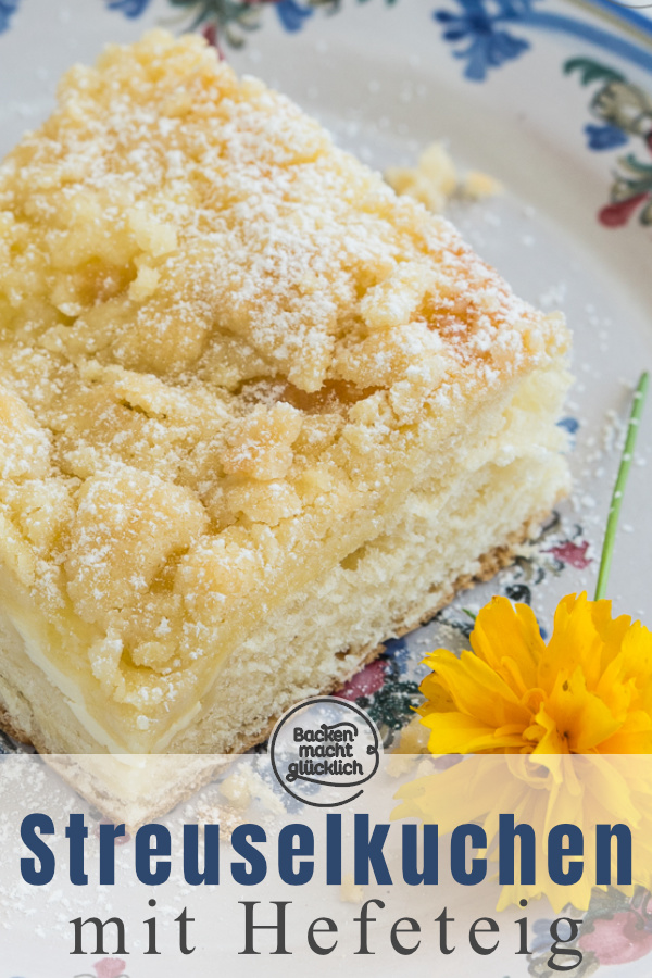 Einfaches Streuselkuchen-Rezept vom Blech: Knusprige Streusel & fluffiger Hefeteig sind eine perfekte Kombi!