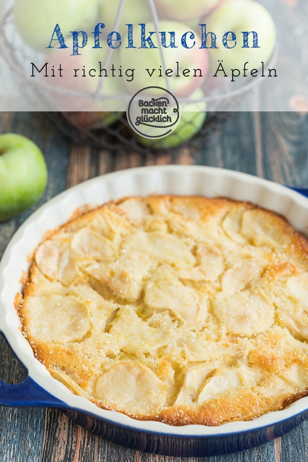 Torta di Mele ist ein fruchtiger, saftiger Apfelkuchen mit besonders viel Obst. Der italienische Apfelkuchen schmeckt sowohl lauwarm als auch kalt. Wer mag, gibt zum italienischen Apfelkuchen  noch Gewürze und Rosinen dazu.