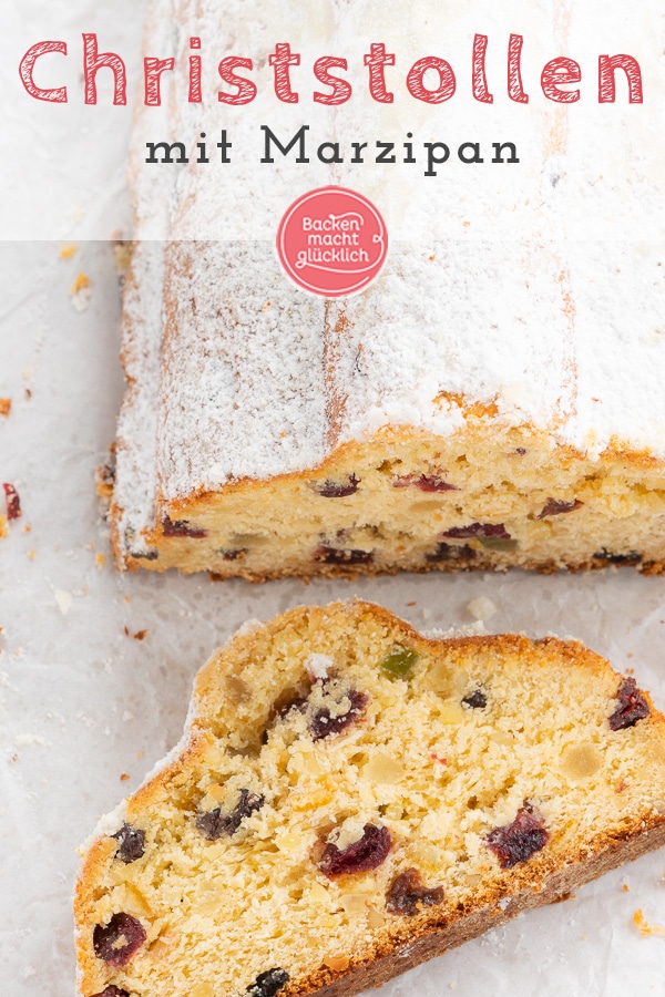 Der saftige Christstollen mit Marzipan ist ein echter Klassiker in der Weihnachtszeit. Ein Schritt für Schritt Rezept für Christstollen, der garantiert gelingt!