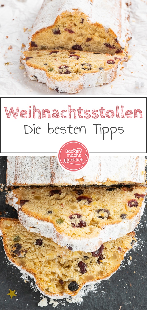 Der saftige Christstollen mit Marzipan ist ein echter Klassiker in der Weihnachtszeit. Ein Schritt für Schritt Rezept für Christstollen, der garantiert gelingt!