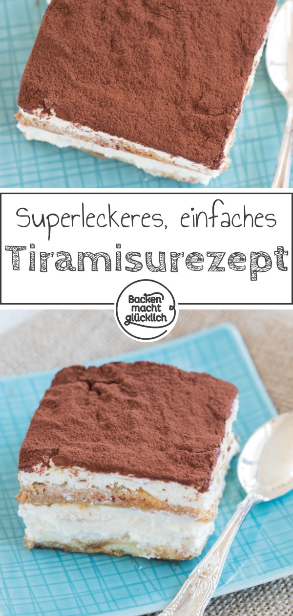 Bei diesem leckeren Tiramisu können alle mitessen: das Tiramisu ohne Ei, Alkohol, Kaffee und Koffein ist auch für Kinder und Schwangere geeignet.