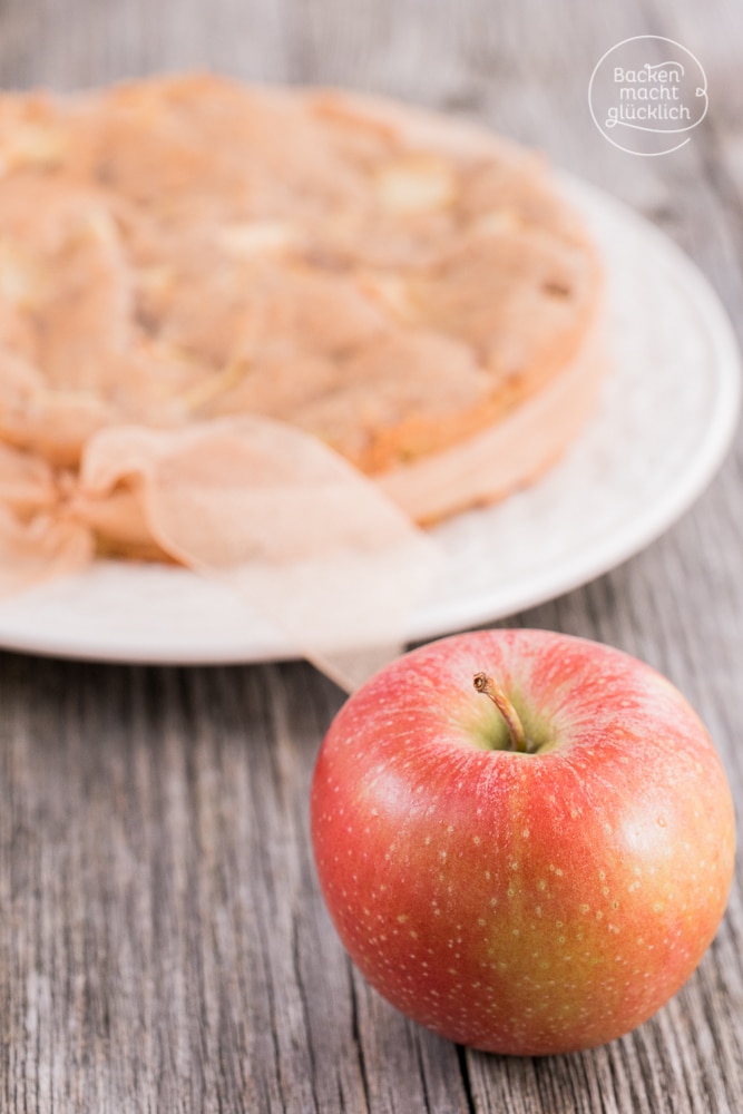 Dieser Apfelkuchen ist vegan, zuckerfrei, kalorienarm - und trotzdem super saftig und fruchtig. Der gesunde Apfelkuchen ist perfekt für Babys, Kleinkinder und gesundheitsbewusste Genießer!