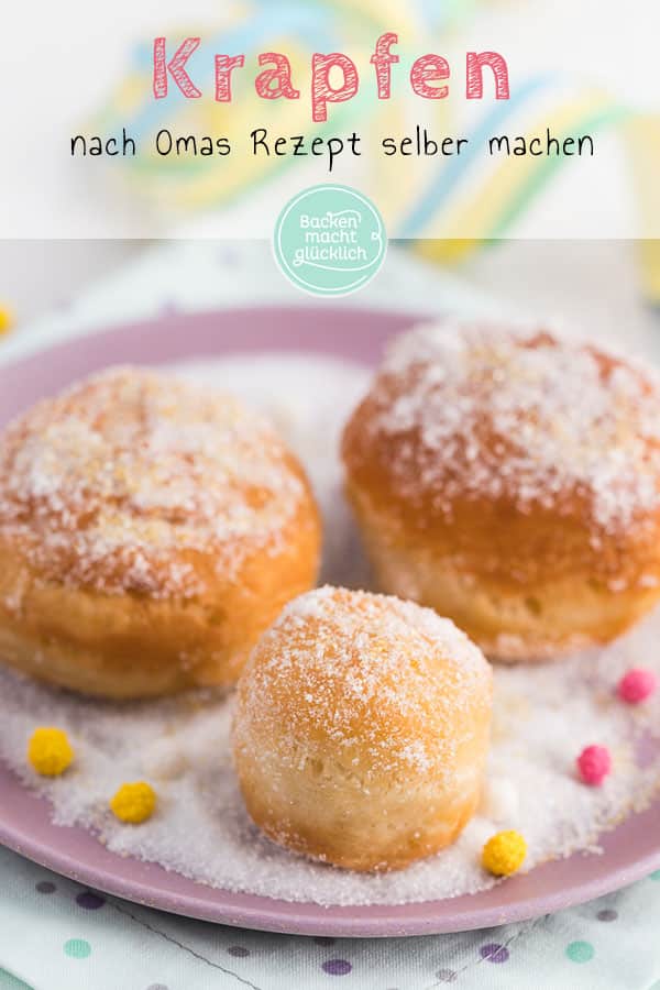 Egal wie sie bei euch heißen: Berliner, Krapfen, Kreppel… so oder so ist das traditionelle Faschingsgebäck einfach lecker. Und mit dem Rezept meiner Oma könnt ihr die Krapfen zu Karneval ganz einfach selber machen. 