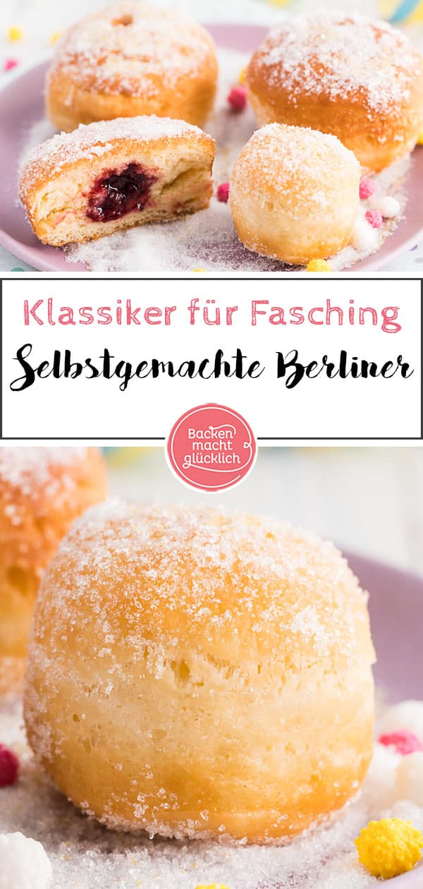 Egal wie sie bei euch heißen: Berliner, Krapfen, Kreppel… so oder so ist das traditionelle Faschingsgebäck einfach lecker. Und mit dem Rezept meiner Oma könnt ihr die Krapfen zu Karneval ganz einfach selber machen. 