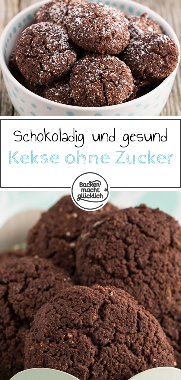 Fettarme, kohlenhydratarme Schokoladenkekse ohne Zucker klingen wie ein Widerspruch in sich. Aber diese Low Carb Schokokekse sind genau das. Darüber hinaus schmecken die zuckerfreien Kekse auch noch richtig lecker.