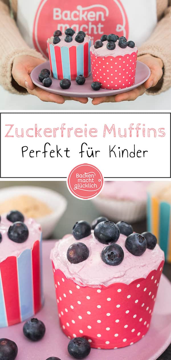 Mit diesen gesunden Cupcakes ohne Zucker, Eier und Butter habe ich für euch mal wieder ein gesundes Backrezept für kleine Kinder, das auch gesundheitsbewussten Erwachsenen schmeckt. Die zuckerfreien Muffins mit Banane kommen auch bei Babys richtig gut an.