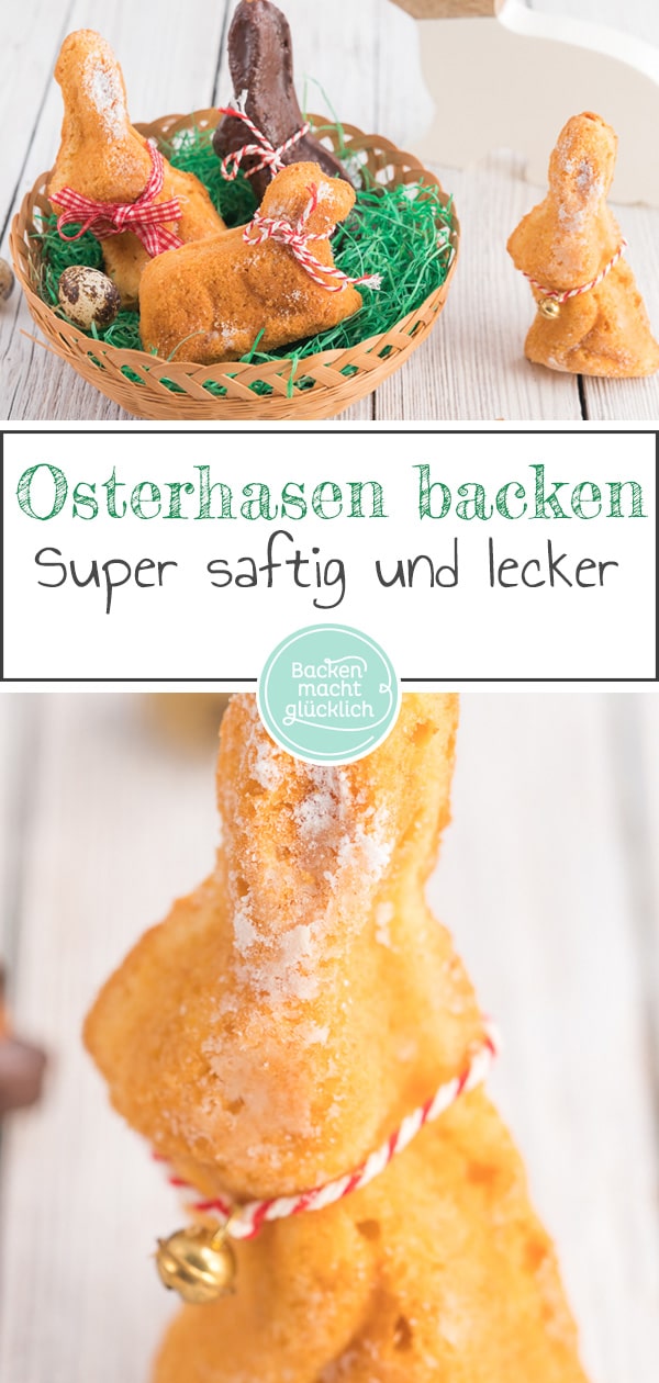 Putzige Osterlämmchen und Hasen aus saftigem Rührteig sind eine schöne Tradition. Dieses Osterlamm ist zum Anbeißen u0026 perfekt fürs Backen mit Kindern.