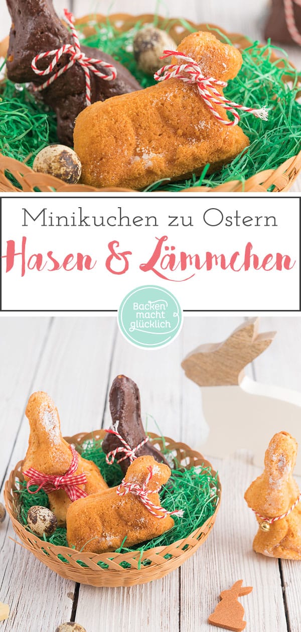 Putzige Osterlämmchen und Hasen aus saftigem Rührteig sind eine schöne Tradition. Dieses Osterlamm ist zum Anbeißen u0026 perfekt fürs Backen mit Kindern.