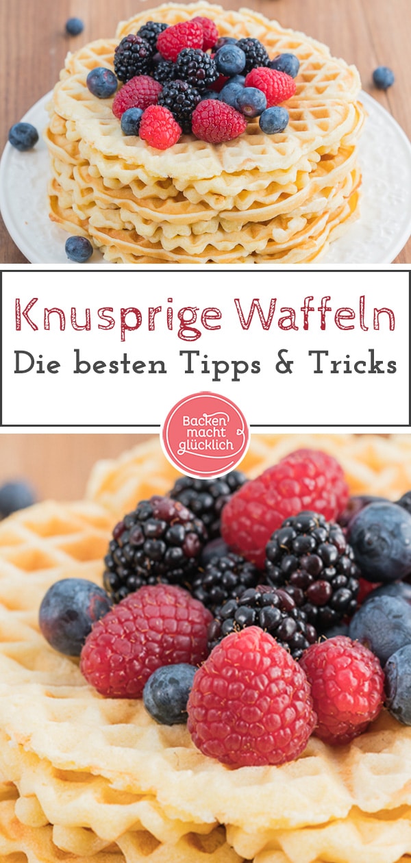 Dieses einfache Waffelrezept ist ein absoluter Klassiker. Das Grundrezept für Waffelteig gefällt der ganzen Familie - und lässt sich toll variieren!