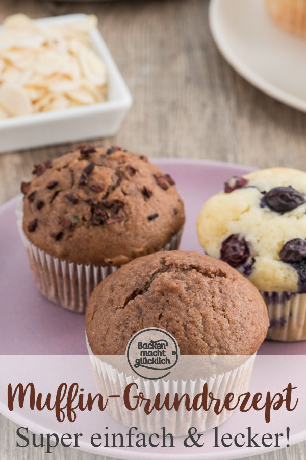 Ein Teig, ungeheuer viele Möglichkeiten: Mit diesem einfachen Muffinteig habt ihr die perfekte Basis für schokoladige, fruchtige, kernige oder würzige Muffins. Egal, ob mit Butter oder Öl, mit Joghurt oder Buttermilch.