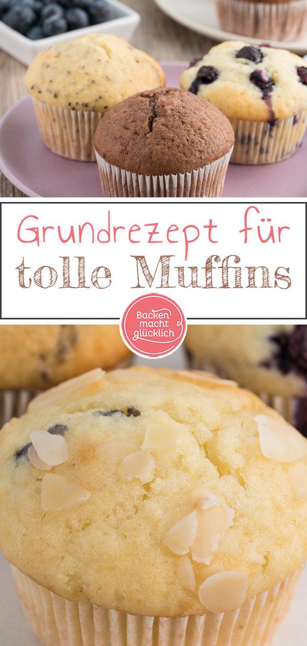 Ein Teig, ungeheuer viele Möglichkeiten: Mit diesem einfachen Muffinteig habt ihr die perfekte Basis für schokoladige, fruchtige, kernige oder würzige Muffins. Egal, ob mit Butter oder Öl, mit Joghurt oder Buttermilch.