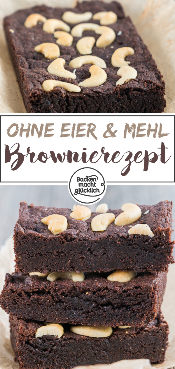 Supersaftig & superschokoladig: Diese genialen veganen Brownies ohne Butter, Ei, Milch, Mehl sind auch noch glutenfrei.