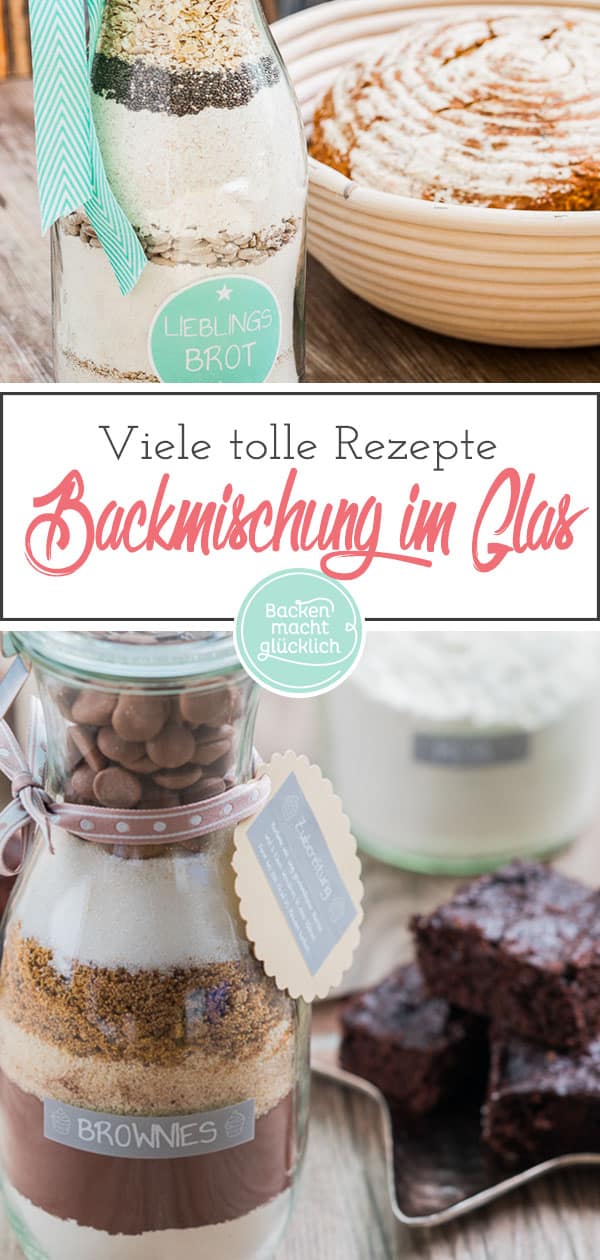 Backmischungen im Glas sind wunderbare Geschenke aus der Küche. Backmischungen im Glas sind extrem einfach und schnell zusammen zu stellen und machen garantiert jedem eine Freude. Ob als Weihnachtsgeschenk oder spontanes Mitbringsel: selbstgemachte Geschenke aus der Küche sind zu eigentlich jedem Anlass mein Favorit.