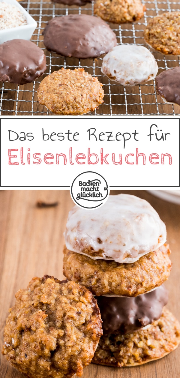 Weiche Elisenlebkuchen wie das Original aus Nürnberg! Das beste Rezept für selbstgemachte Lebkuchen, ganz ohne Mehl. Ein echter Weihnachtsklassiker, der Groß und Klein schmeckt.