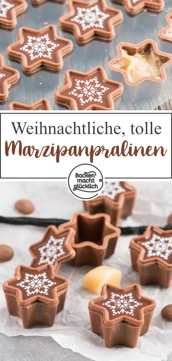 Gefüllte Marzipan-Pralinen mit Honig - so einfach kann man köstliche Weihnachtspralinen selbermachen!