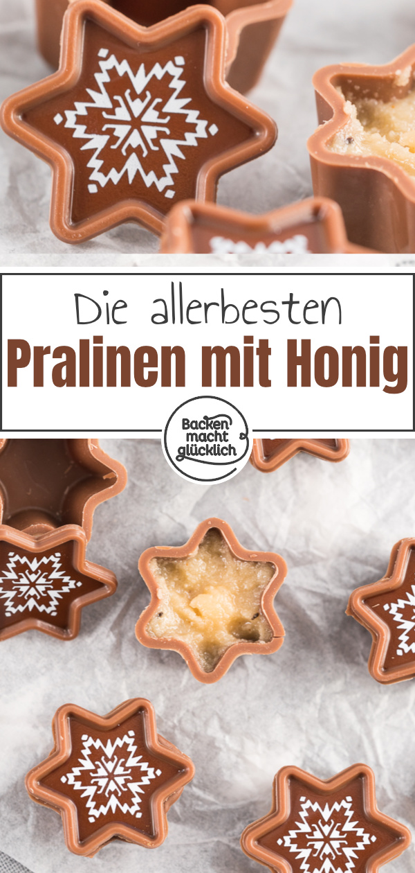Gefüllte Marzipan-Pralinen mit Honig - so einfach kann man köstliche Weihnachtspralinen selbermachen!