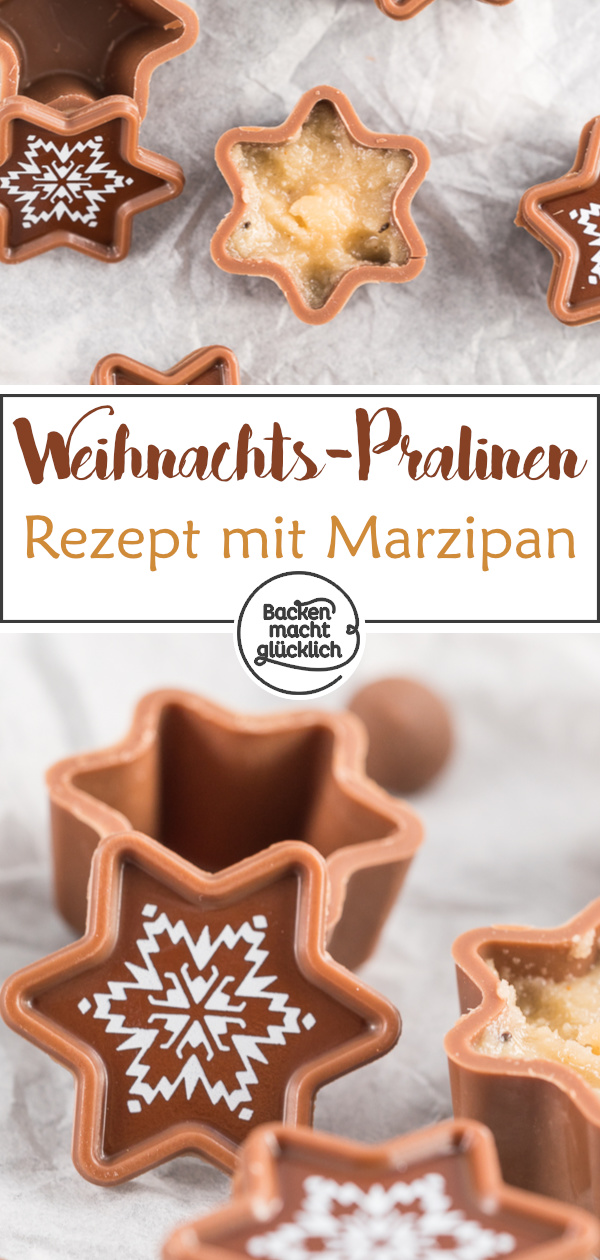 Gefüllte Marzipan-Pralinen mit Honig - so einfach kann man köstliche Weihnachtspralinen selbermachen!