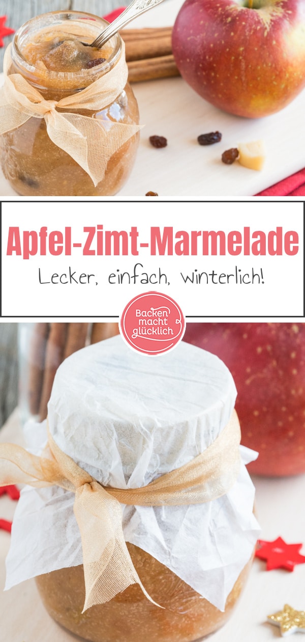 In dieser Bratapfelmarmelade stecken gebackene Äpfel, Zimt, Rosinen und Marzipan – für mich die perfekte winterliche Kombination aus Zutaten. Die Bratapfelmarmelade ist nicht nur ein köstliches Last-Minute-Geschenk aus der Küche, sondern nach den Feiertagen auch eine tolle Möglichkeit, Reste aus der Weihnachtsbäckerei zu verwerten.