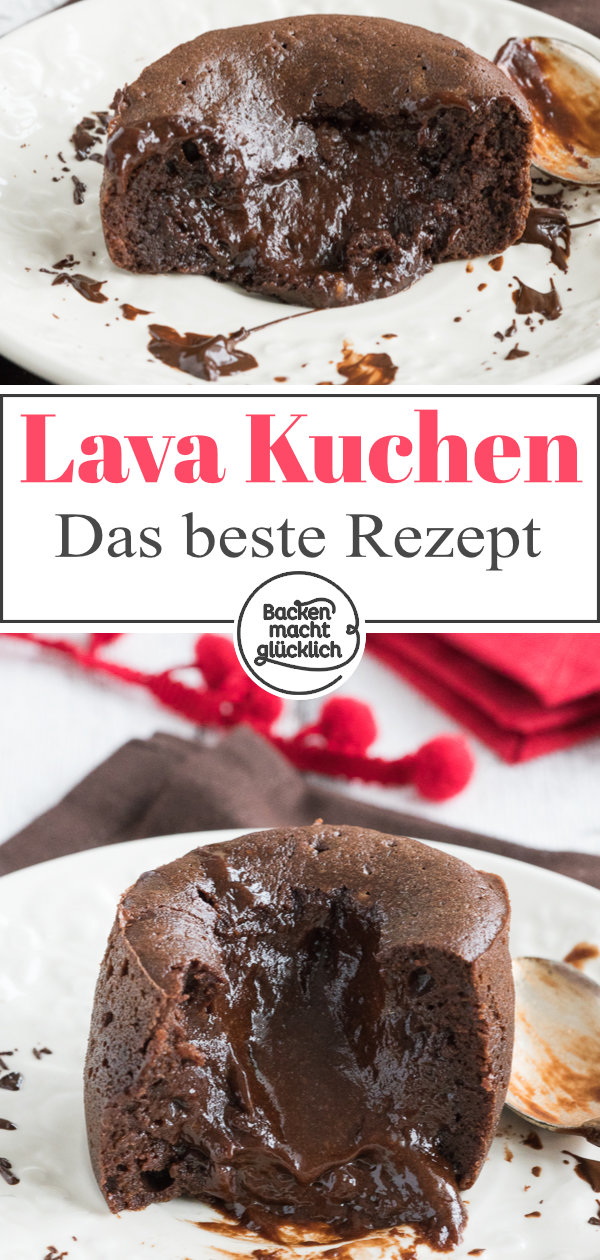 Sündhaft lecker und absolut verführerisch: Heute gibt´s Lava Cake, herrliche kleine Schokotörtchen mit flüssigem Kern! Wer Schokolade (und Teigschlecken) mag, wird dieses Rezept für kleine Lava Kuchen lieben. Die warmen Schokotörtchen eignen sich für besondere Desserts nach einem festlichen Menü – aber auch als Seelenschmeichler an trüben Nachmittagen