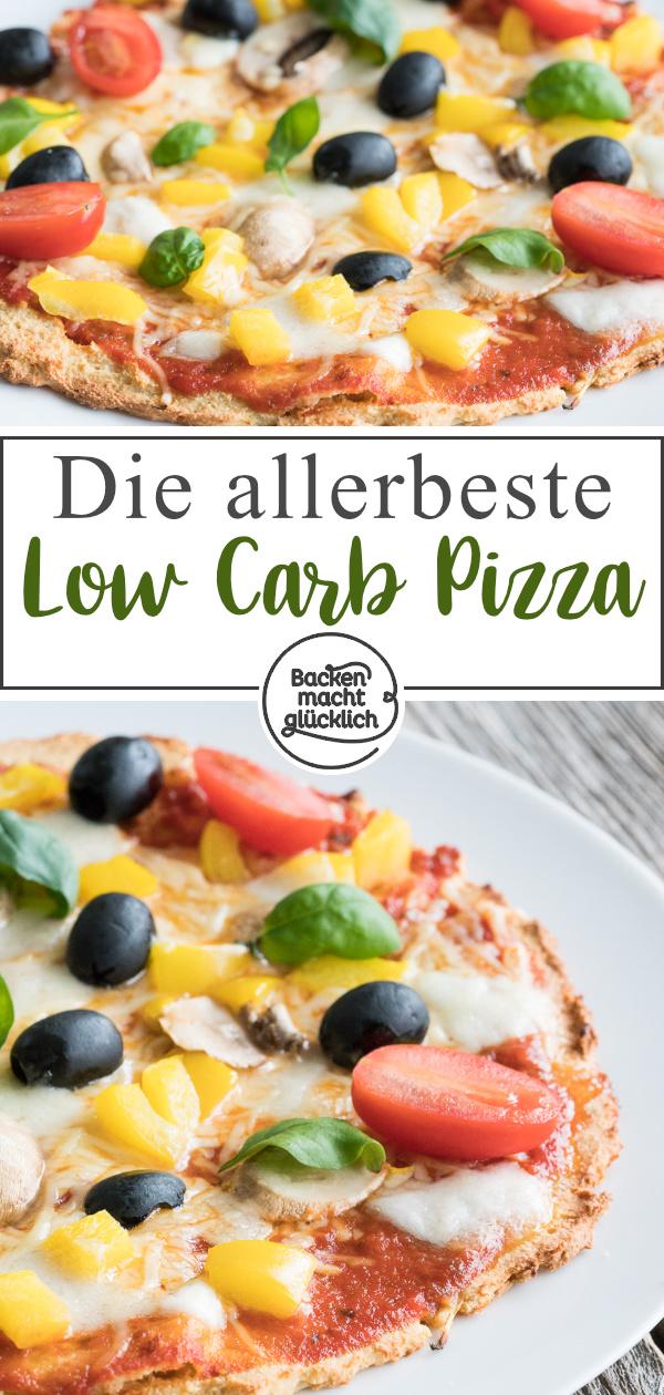 Leckere Pizza ohne Kohlenhydrate? Mit diesem einfachen, schnellen Rezept für Low Carb Pizza funktioniert es.