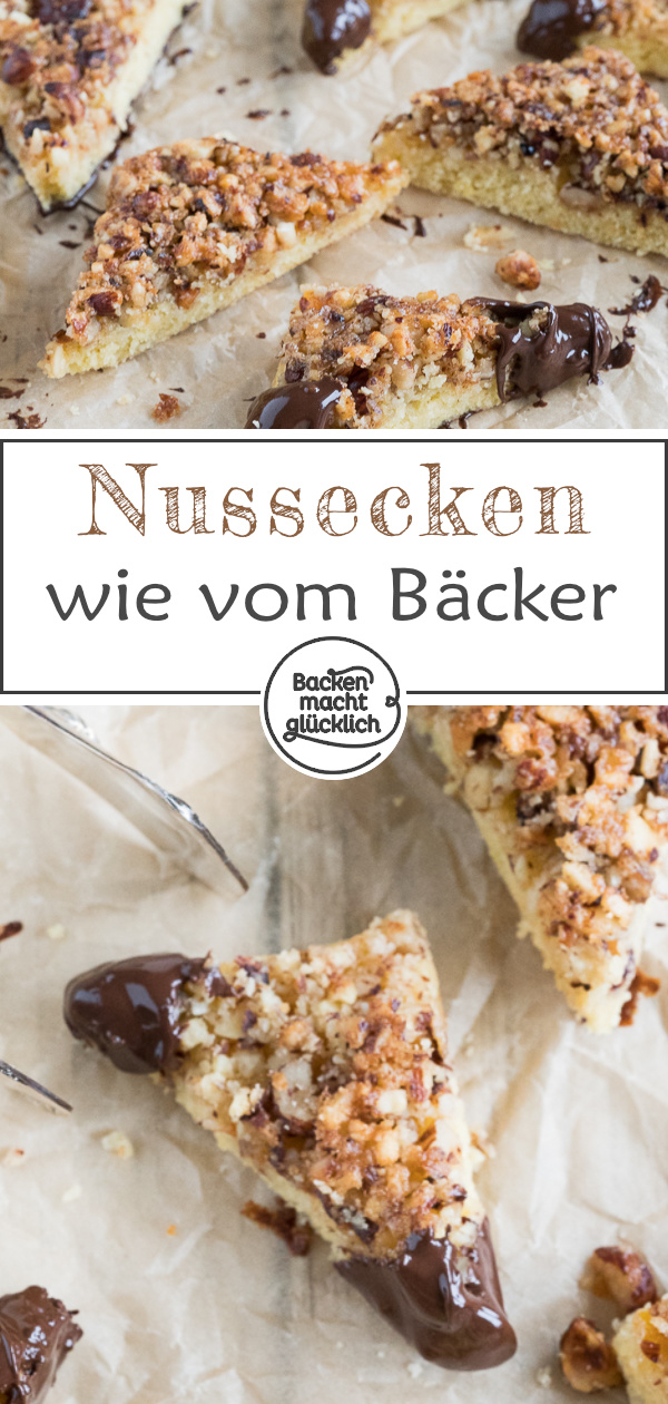 So einfach und schnell lassen sich saftige Nussecken selbermachen: Mit diesem Nussecken-Rezept werden unsere Lieblings-Teilchen besser als vom Bäcker!