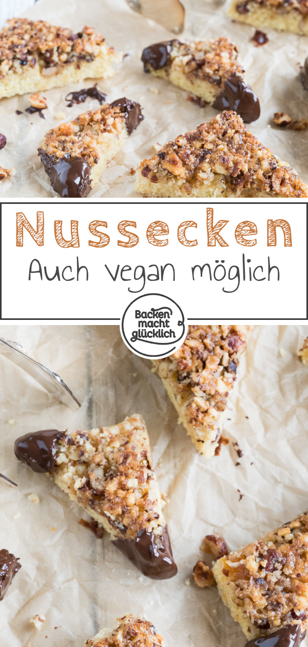 So einfach und schnell lassen sich saftige Nussecken selbermachen: Mit diesem Nussecken-Rezept werden unsere Lieblings-Teilchen besser als vom Bäcker!