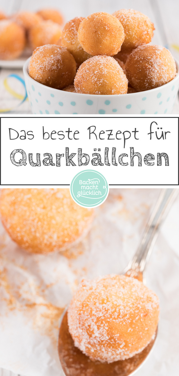 Quarkbällchen wie vom Bäcker: Mit diesem einfachen Rezept klappt´s garantiert! Fluffig, knusprig, köstlich.