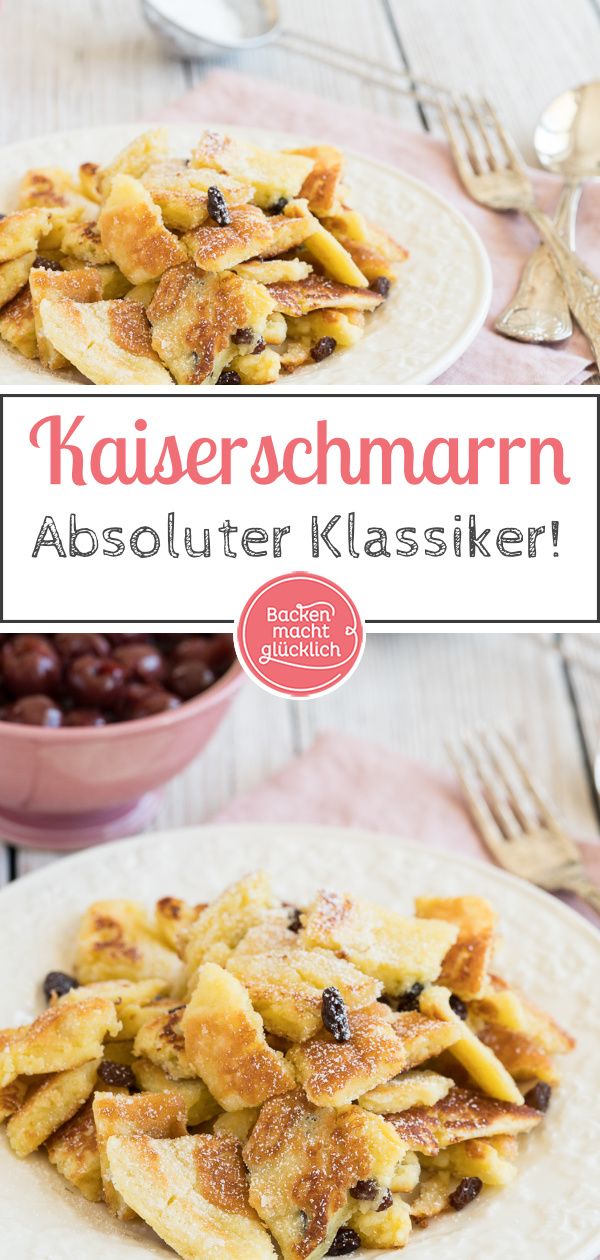 Mit diesem einfachen und schnellen Original Kaiserschmarrn-Rezept wird die Süßspeise garantiert fluffig und lecker